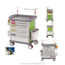 Italy new design hospital abs emergency crash anaesthesia trolley